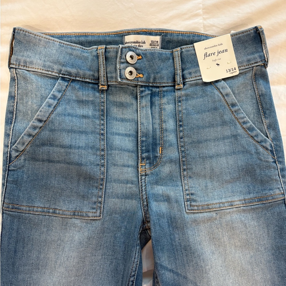 Abercrombie & Fitch Medium Blue Flare Jeans